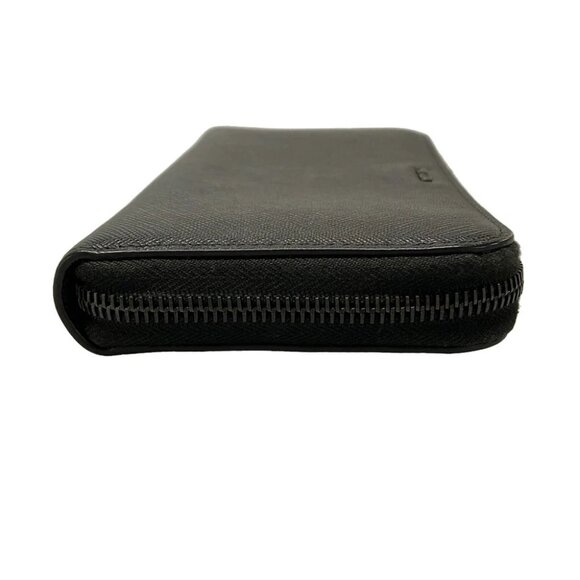 Auth PRADA - Black Saffiano Leather Long Wallet - Picture 8 of 10